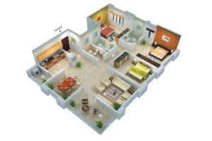 3d Floor plan E2e Building Consultants